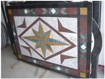 mosaico natural de decoración del hogar de mármol para paredes y pisos 