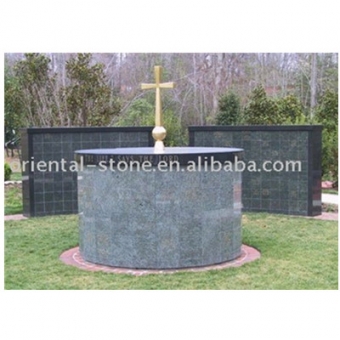 granito de piedra natural granito cementerio proyecto nichos columbarium 